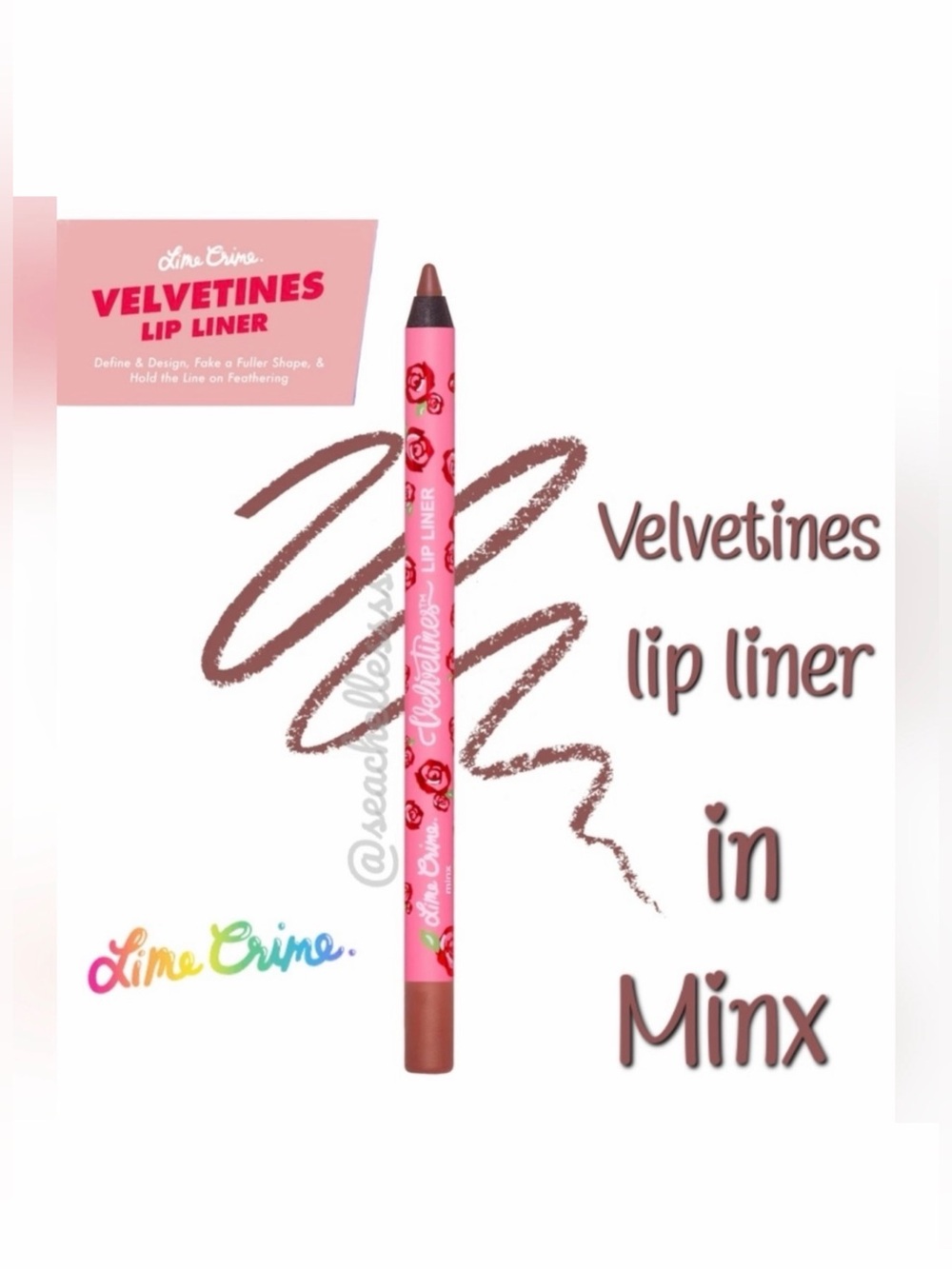 Lime Crime Velvetines Lip Liner | Minx | Brand New in Box | Authentic
